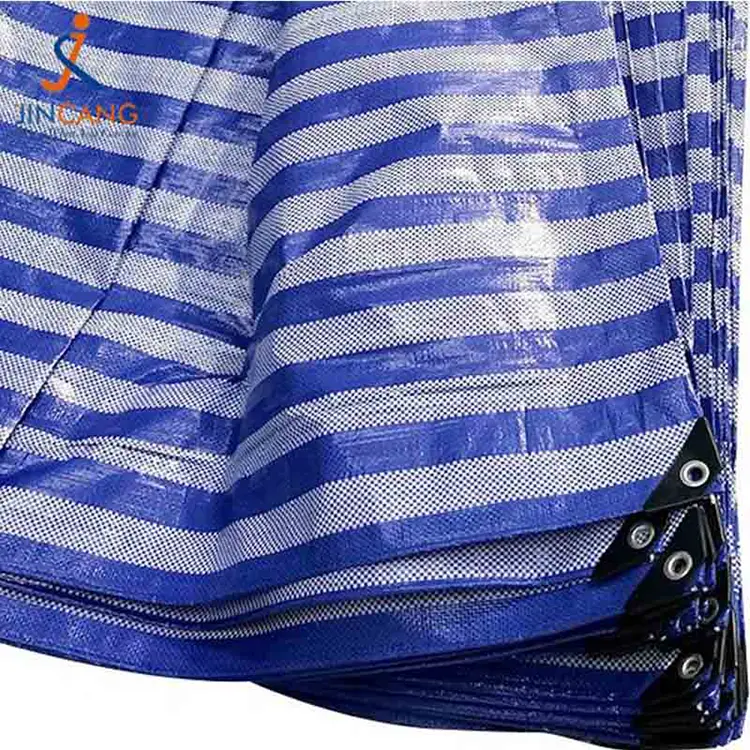 100% recyklovaný materiál PP Tarpaulin s vyztuženým černým trojúhelníkem