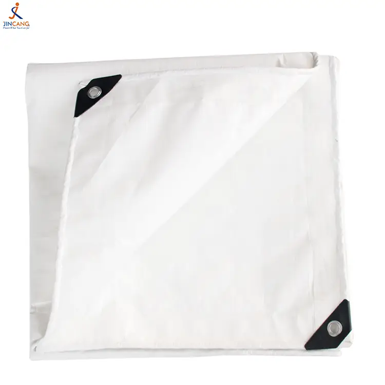 140G WHITE PE TARPAULIN