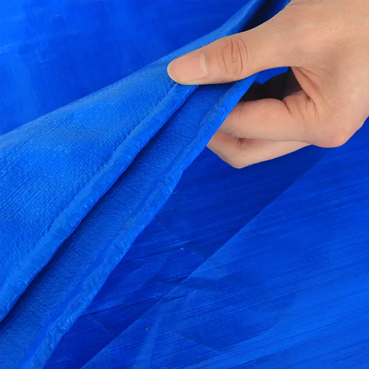 180G Blue Orange PE tarpaulin