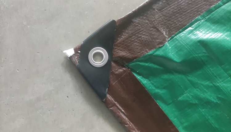 8'x10' 110GSM hnědá zelená PE plachta pro ochranu krytu 8'x10' 110GSM hnědá zelená PE plachta pro ochranu krytu