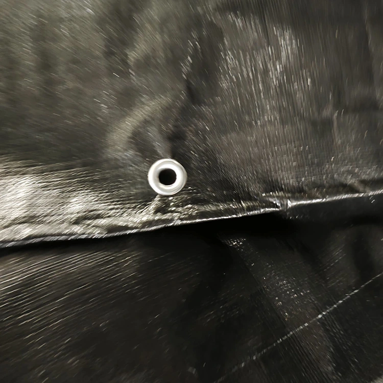 Černá 200GSM PE tarpaulin